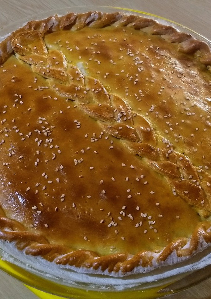Una foto de Tarta de zanahoria - masa casera Pascualina
