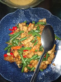 Foto resep Tumis tempe kacang panjang