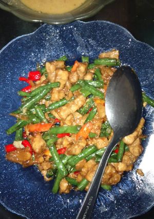 Foto resep Tumis tempe kacang panjang