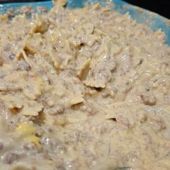 A picture of Bow Tie Cheesy Pasta.