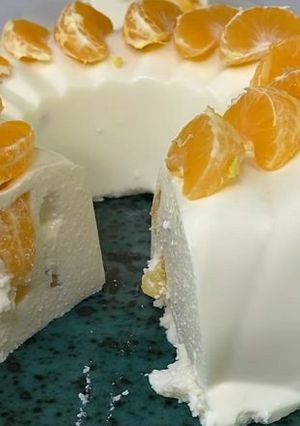 Túrós mandarin torta recept fotója