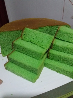 Foto resep Ogura pandan cake, resep by Tintin rayner