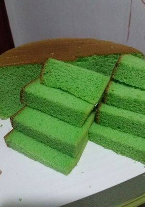 Foto resep Ogura pandan cake, resep by Tintin rayner