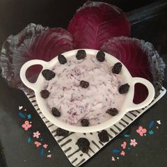 A picture of Purple Cabbage Raita.