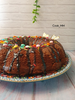 عکسی از دستور کیک کاکائویی نسکافه ای