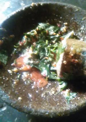 Foto resep Sambal surawung (kemangi)