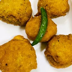 A picture of Moong dal vada.