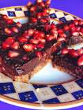 Fudge με ρόδι - vegan