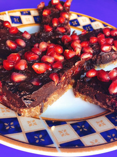 Φωτογραφία της συνταγής Fudge με ρόδι - vegan