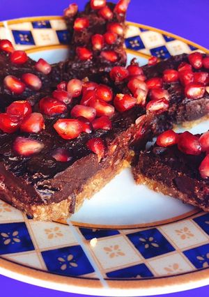 Φωτογραφία της συνταγής Fudge με ρόδι - vegan