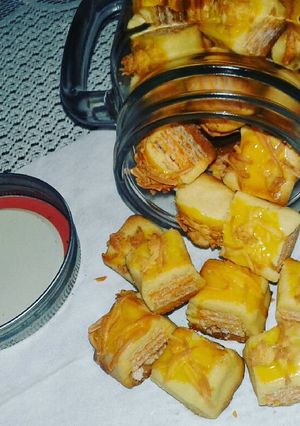 Foto resep Kue Kering Isi Wafer Keju