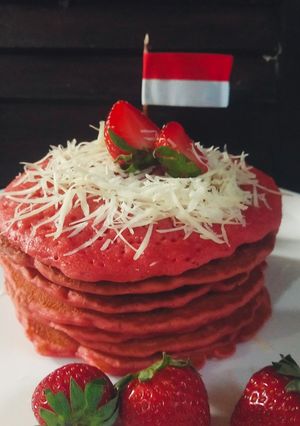 Foto resep Fluffy Red Velvet Pancake