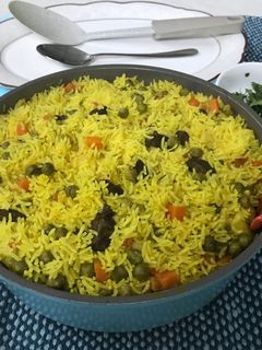 صورة لوصفة التمن باللحم والخضار
