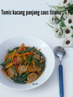 Foto resep Tumis kacang panjang saus tiram