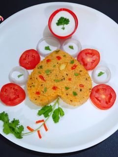 દલિયા ઉપમા (Daliya Upma Recipe In Gujarati) રેસીપી મુખ્ય ફોટો