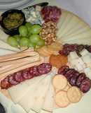 Tabla de quesos y fuet