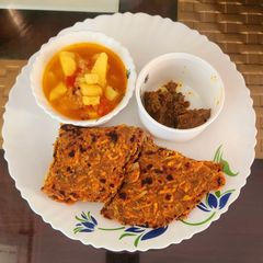A picture of Carrot paratha.