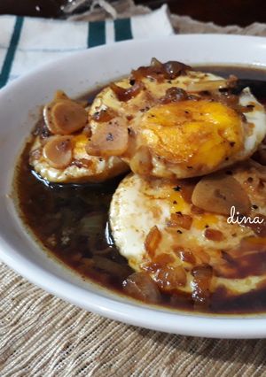 Foto resep Telur ceplok lada hitam