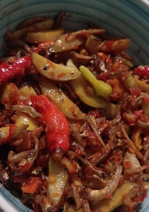 Foto resep Teri jengkol balado jeletot