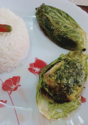 বাঁধাকপির পাতায় মোড়া ভেটকির পাতুরি (badhakopir patay mora bhetkir paturi recipe in bengali) রেসিপির প্রধান ছবি
