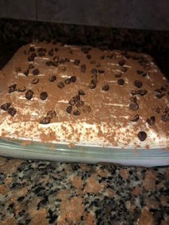 Una foto de Tiramisú sin huevos😋