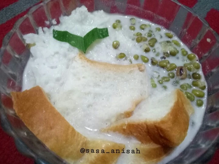 Langkah Mudah untuk Membuat Resep Angsle kacang hijau, ketan dan Roti - Simpel yang Sempurna Anti Ribet, Menggugah Selera