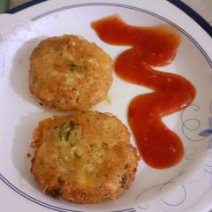 Alu chicken kabab A picture of Alu chicken kabab.