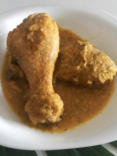 Una foto de Muslos de pollo a la salsa de manzana