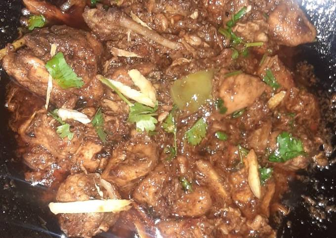 Chicken karahi in black pepper Recipe