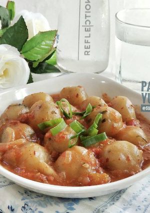 Foto resep Cilok Saus Daging Cincang