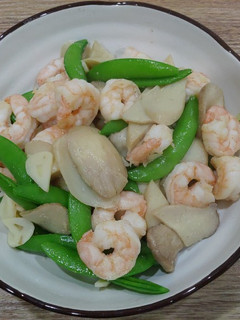 蝦仁炒時蔬 的食譜成品照片