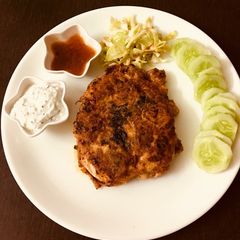 A picture of Chicken steak.