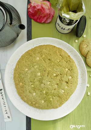 Une photo de Cookie géant au thé matcha