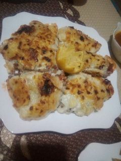 صورة لوصفة غراتان البطاطا واللحم المرحي 😋 خفيف وبنين
