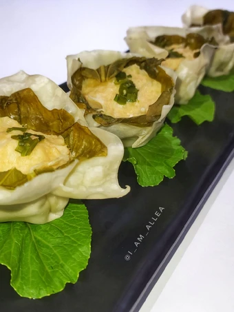 Cara Mudah Membuat Resep Dimsum Ayam Lapis Sawi yang Enak Banget Anti Ribet, Sempurna