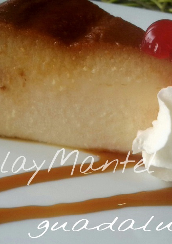 Una foto de Flan de queso batido y leche evaporada en gme, gmf, gmg y tradicional