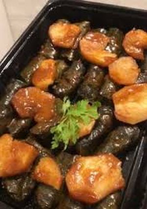 صورة لوصفة ورق عنب تاكلو اصابعكم وراه ):