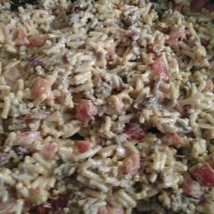 A picture of One Pot Bacon Cheeseburger Mac.