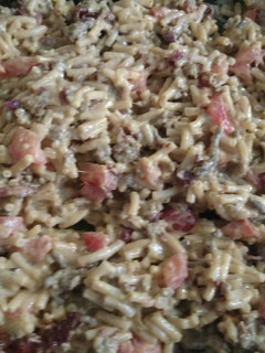 A picture of One Pot Bacon Cheeseburger Mac.