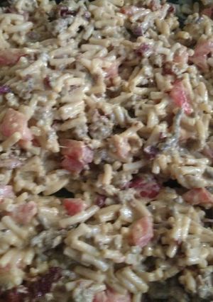 A picture of One Pot Bacon Cheeseburger Mac.