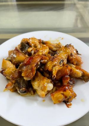 Hình của món Gà chiên mắm.