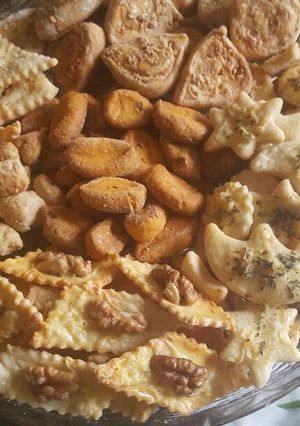 صورة لوصفة كعك مالح أو مملحات
