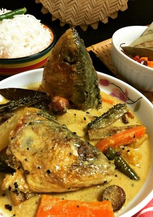 A picture of Ilish Macher Shukto.