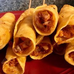 A picture of Leftover Turkey Taquitos.