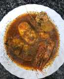 393. Suquet de rape y gambones (principal pescado)
