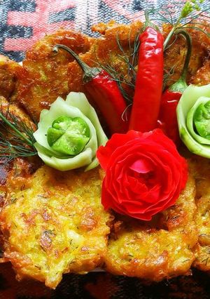 O poză a rețetei Frittelle de dovlecei.