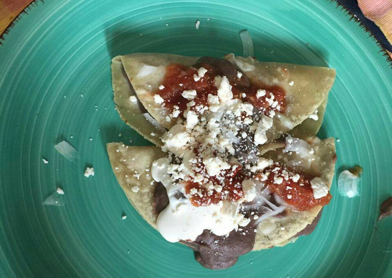 Enchiladas de lentejas.ॐ🇲🇽