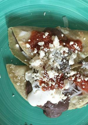 Una foto de Enchiladas de lentejas.ॐ🇲🇽