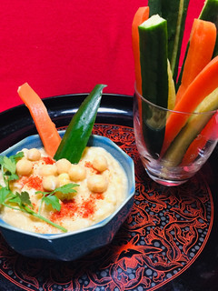 Una foto de Hummus de Garbanzos 😋👍