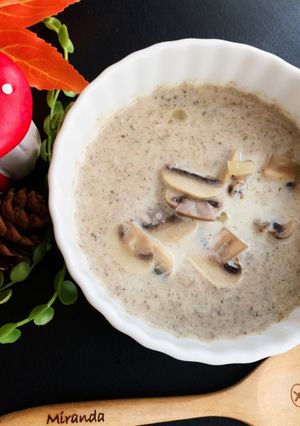 馬鈴薯蘑菇濃湯 的食譜成品照片